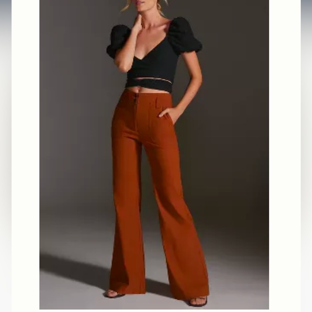 The Naomi Wide Leg Flare Pant by Maeve